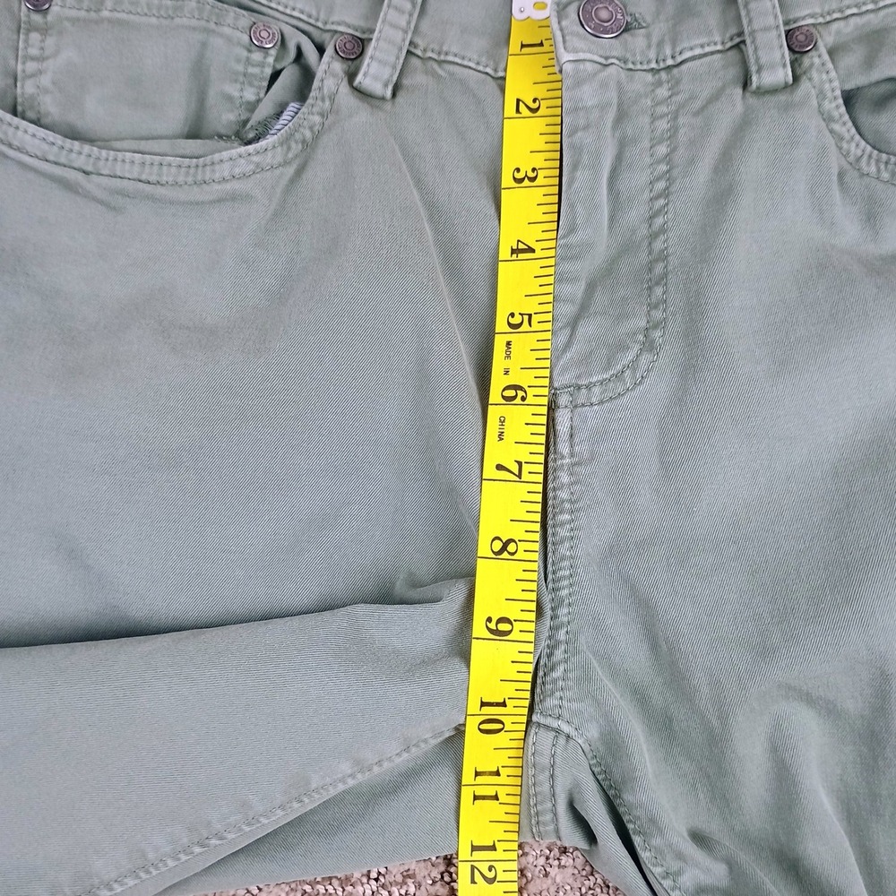 Brooks Brothers Slim Fit Pants Mens 31x30 Sage Green Chino Preppy Aesthetic - Picture 4 of 9
